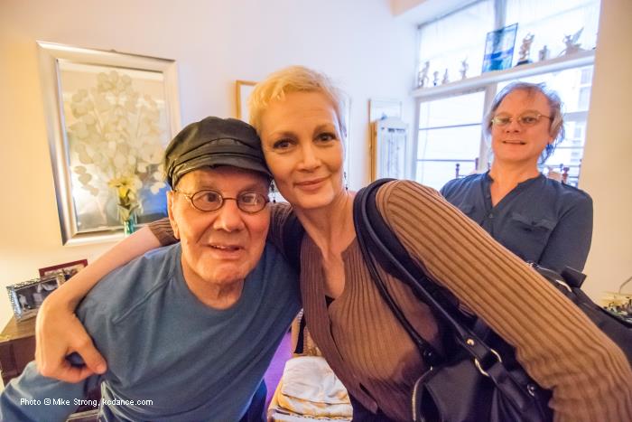 Luigi with Christine Colby Jacques and Luigi's partner Francis Roach in their apartment on west 68th St, NYC - June 2013